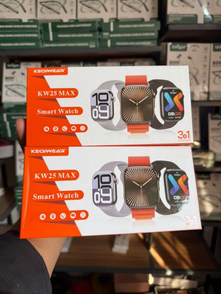 Kw25 Max Smart Watch With 5Premium Belt