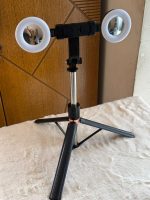 Plokoma K9 Pro Selfie Stick Tripod With light - Image 2